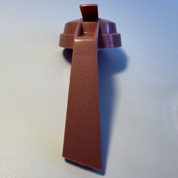 GEMCO Vintage Glass Sugar Syrup Dispenser w/ Retro Pink Plastic Lid and Handle - Picture 5 of 8